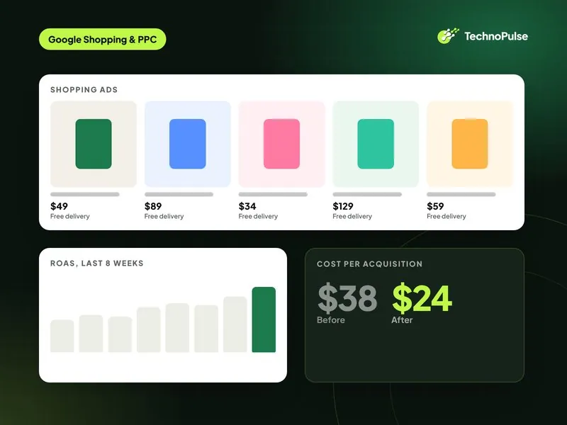Google Shopping & PPC illustration
